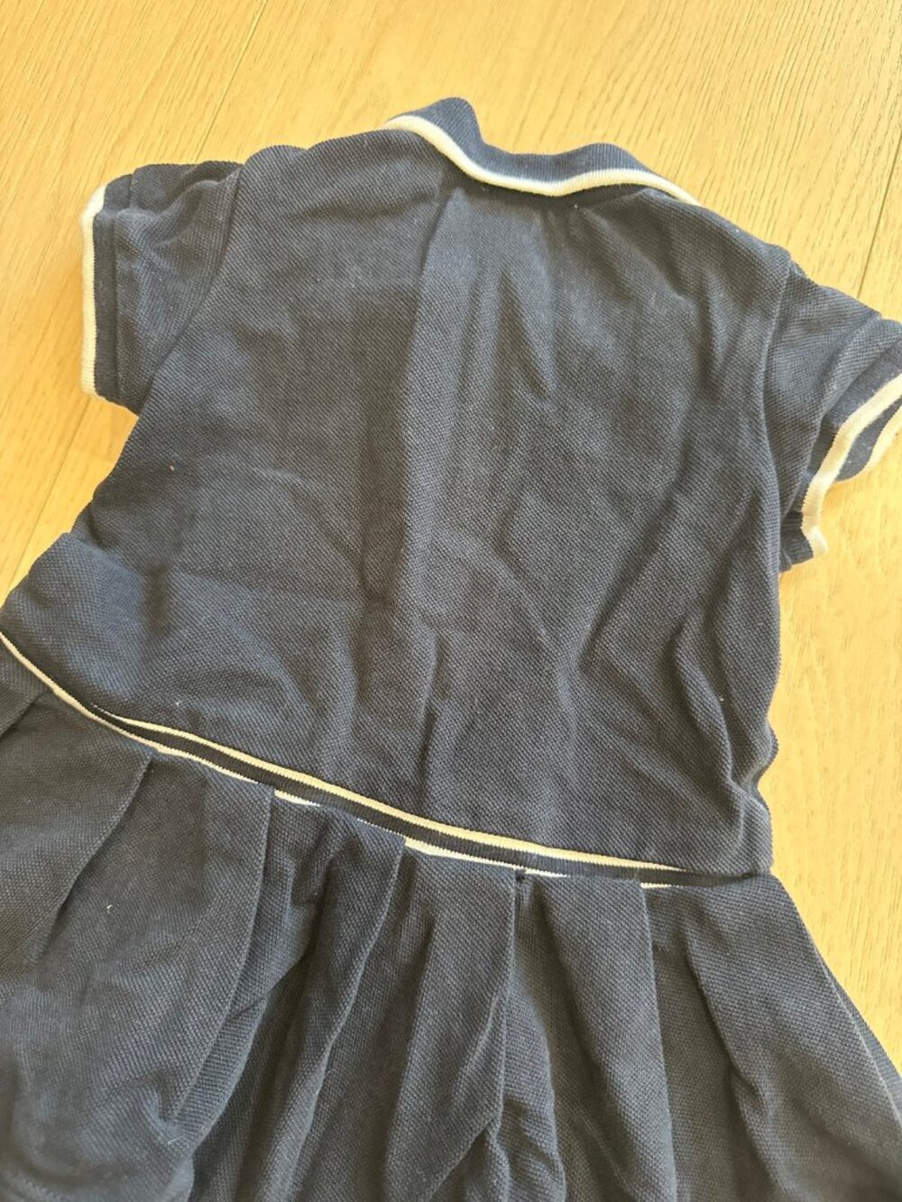 Jacadi Dress 12M Navy - Picture 5 of 5
